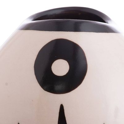 Alternate image for Handmade Chulucanas Ceramic Decorative Vase from Peru Chulucanas Spirit