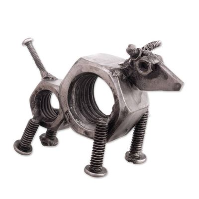 Alternate image for Animal-Themed Modern Abstract Recycled Auto Part Figurine Animalia