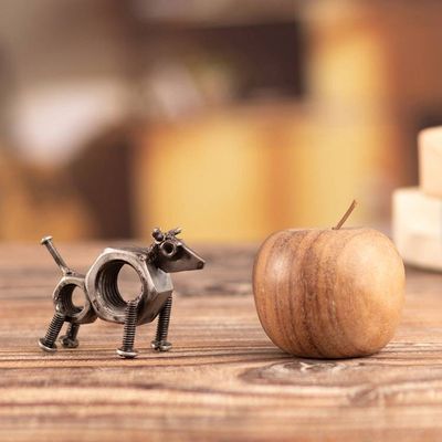 Alternate image for Animal-Themed Modern Abstract Recycled Auto Part Figurine Animalia