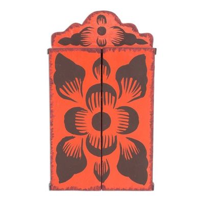 Alternate image for Religious Retablo Sculpture Handamade in Peru Virgin of Guadalupe