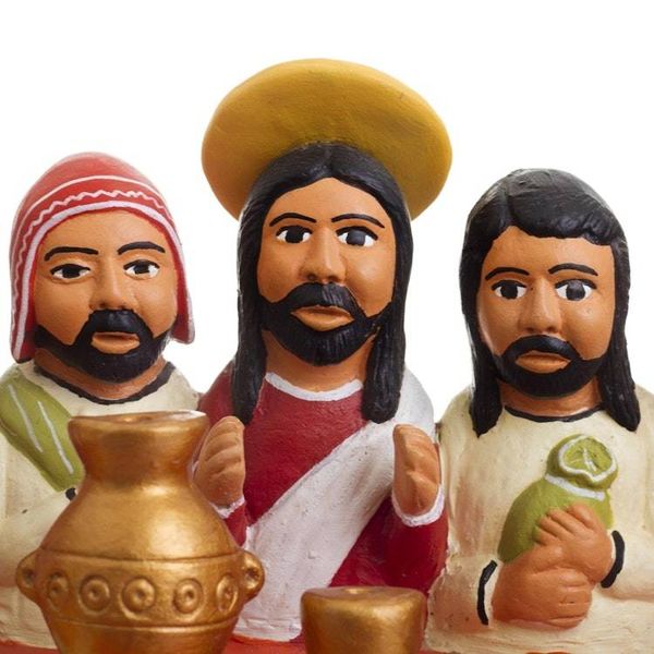 Alternate image for Collectible Religious 12 Apostles and Jesus Sculpture The Last Supper