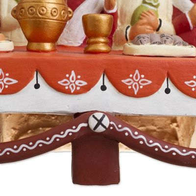 Alternate image for Collectible Religious 12 Apostles and Jesus Sculpture The Last Supper