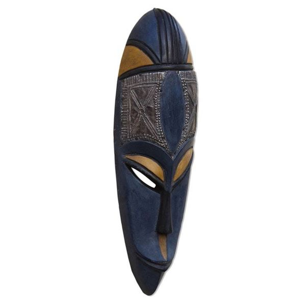 Alternate image for Fair Trade Ashanti Tribe Wood Mask Come By Love