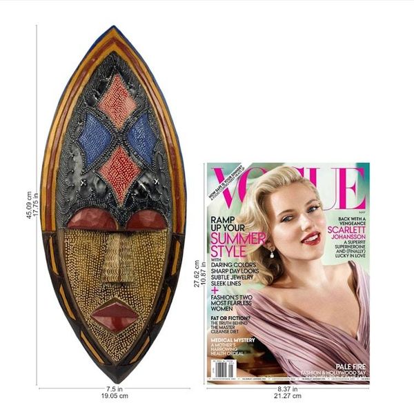Alternate image for West African Artisan Crafted Sese Wood Wall Mask Adepa