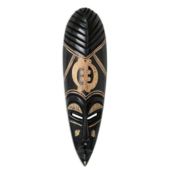 Alternate image for African Wood Mask God is My Guide