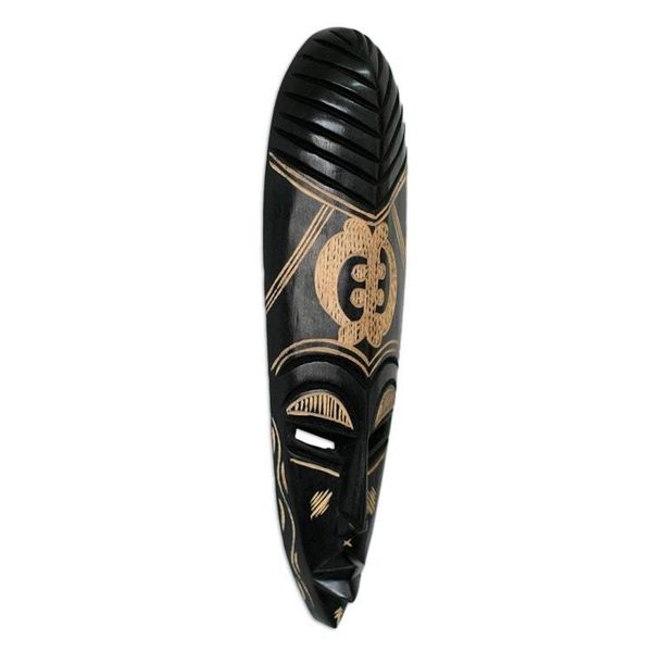 Alternate image for African Wood Mask God is My Guide