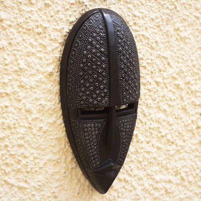 Alternate image for Handmade African Sese Wood Mask True Love Always