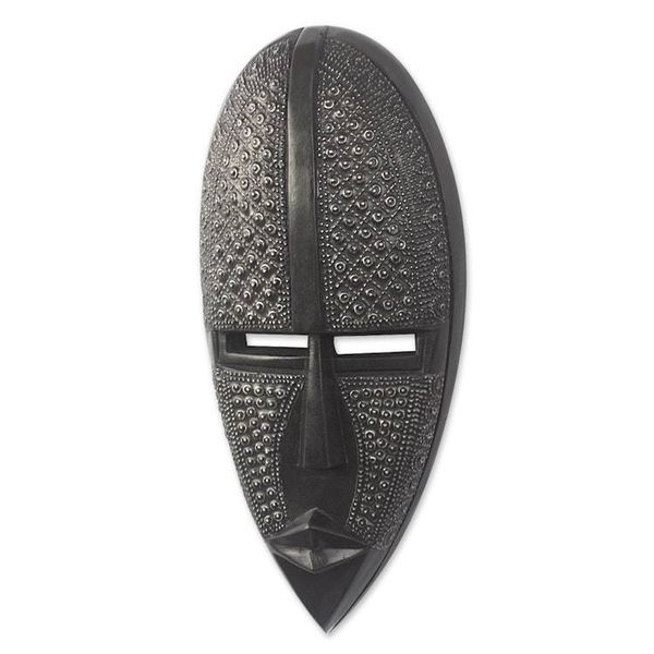 Alternate image for Handmade African Sese Wood Mask True Love Always