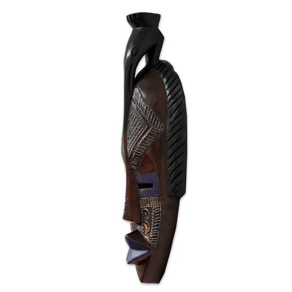 Alternate image for Unique African Wood Mask Marry Me