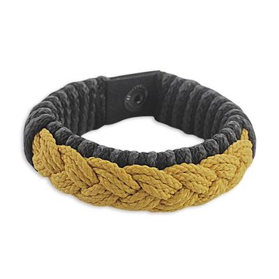 Alternate image for Mens Multi-Color Braided Cord Wristband Bracelet Seacoast
