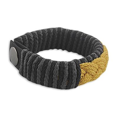 Alternate image for Mens Multi-Color Braided Cord Wristband Bracelet Seacoast