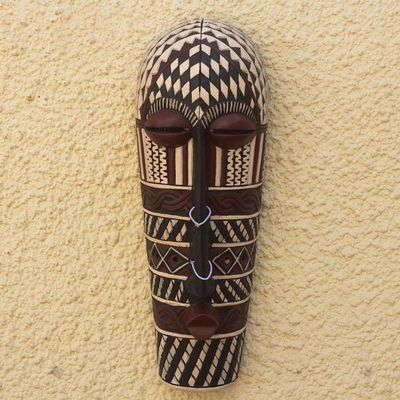 Primary image for Sese Wood and Recycled Glass Beaded Mask Songye II