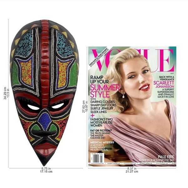 Alternate image for Authentic African Mask Proud Hausa Warrior