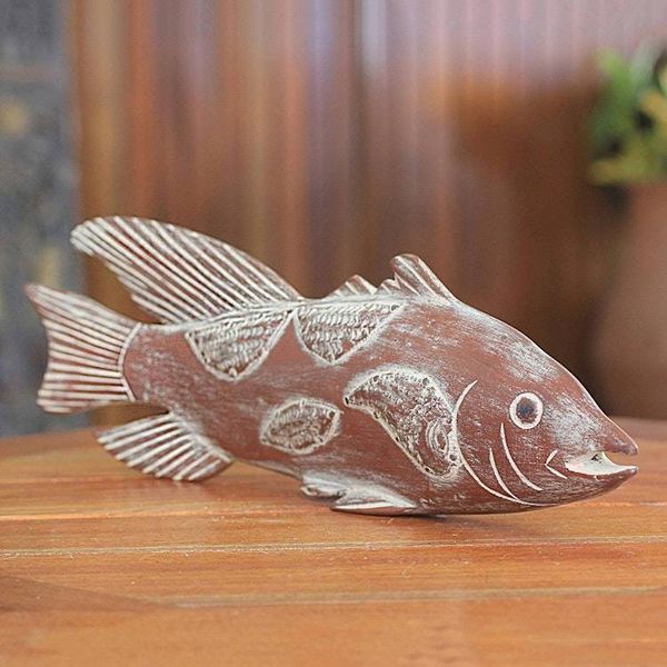 Alternate image for African Game Fish Sculpture African Antele Fish