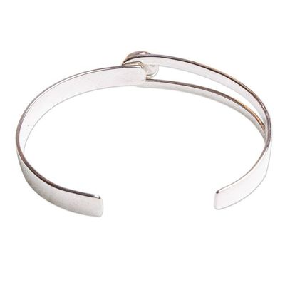 Alternate image for Taxco Sterling and Obsidian Bracelet Dark Element