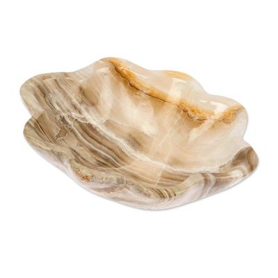 Alternate image for Grey Marble Shell Catchall Jewelry Holder and Trinket Dish Grey Shell