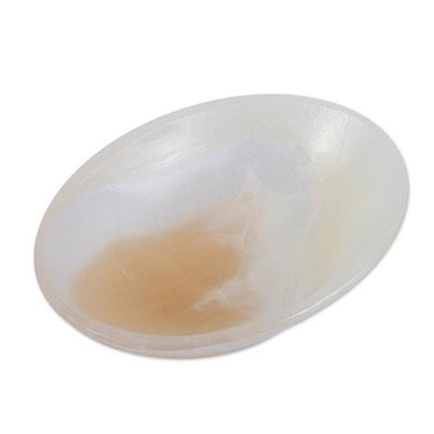 Alternate image for Hancrafted Onyx Decorative Bowl in Brown from Mexico Earthen Lines