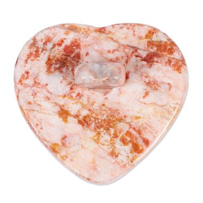 Alternate image for Hand-Carved Marble Decorative Jewelry Box with Heart Design I Give You my Heart