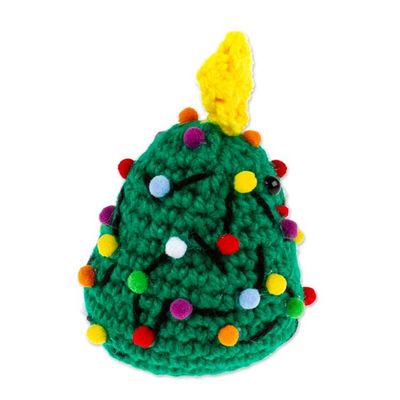 Alternate image for Christmas Tree-Themed Crocheted Holiday Home Accent Cute Christmas Tree