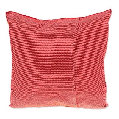 Alternate image for Handmade Tropical Floral Embroidered Cotton Cushion Cover Jungle Wings