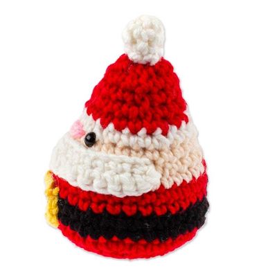 Alternate image for Santa-Themed Crocheted Amigurumi Christmas Decorative Accent Cute Santa