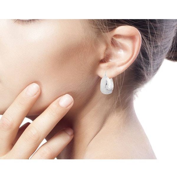 Alternate image for Taxco Silver Handcrafted Hoop Earrings Taxco Lineage