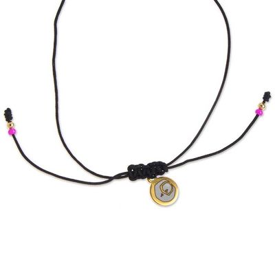 Alternate image for Painted Howlite Butterfly Pendant Bracelet with Crystal Bead Sublime Butterfly