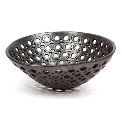Alternate image for Barro Negro Ceramic Decorative Bowl from Mexico Barro Negro Tradition