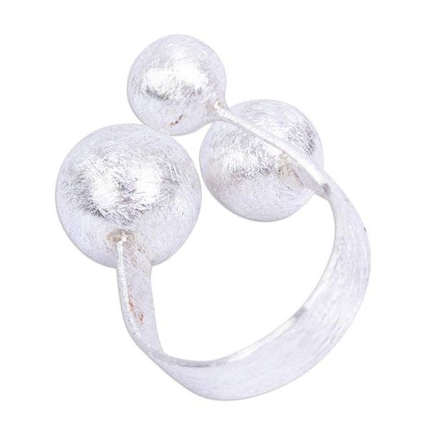 Alternate image for Brushed Taxco Silver Ring Bright Galaxy