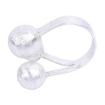 Alternate image for Brushed Taxco Silver Ring Bright Galaxy