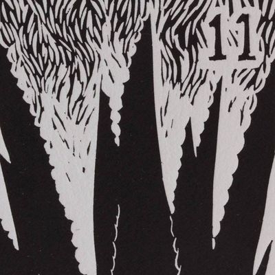 Alternate image for Mexico Folk Art Theme Signed Limited Edition Etching Agave Tequila Lotto