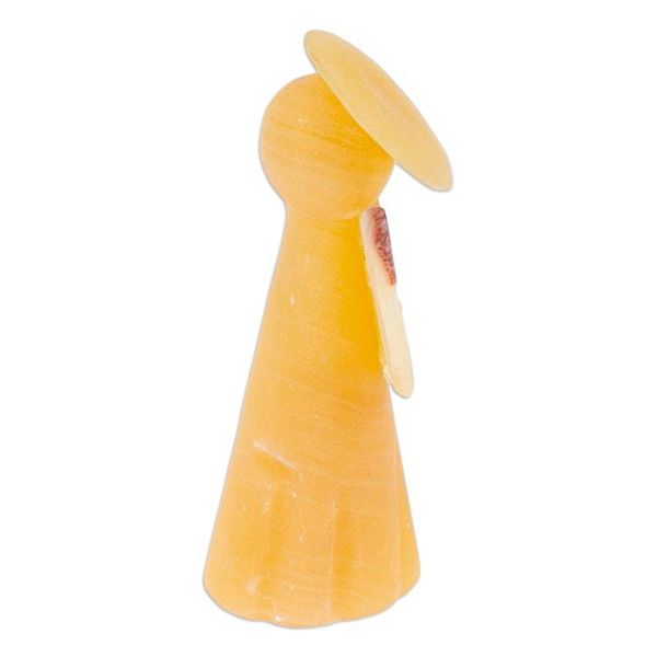 Alternate image for Handcrafted Onyx Angel Statuette from Mexico Warm Heaven