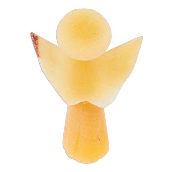 Alternate image for Handcrafted Onyx Angel Statuette from Mexico Warm Heaven