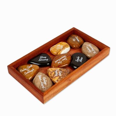 Alternate image for Positive Affirmation Onyx and Marble 9-Piece Home Accent Everlasting Wishes