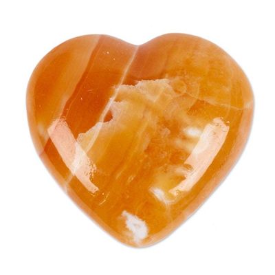 Alternate image for Hand-Carved Brown Onyx Home Accent with Heart Design You Own my Heart