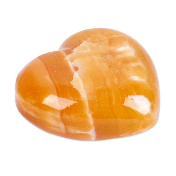 Alternate image for Hand-Carved Brown Onyx Home Accent with Heart Design You Own my Heart
