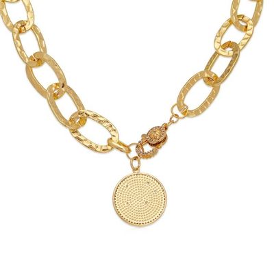 Alternate image for Cubic Zirconia Virgo Pendant Necklace with 24k Gold Plating Virgo Born