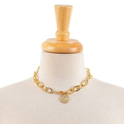 Alternate image for Cubic Zirconia Virgo Pendant Necklace with 24k Gold Plating Virgo Born