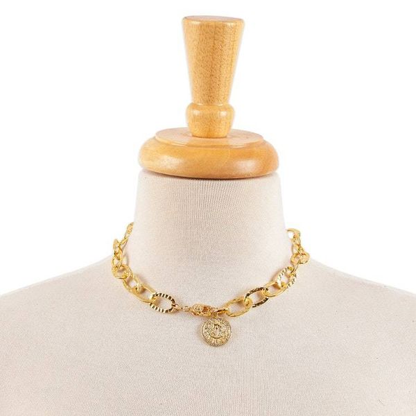 Alternate image for Cubic Zirconia Virgo Pendant Necklace with 24k Gold Plating Virgo Born