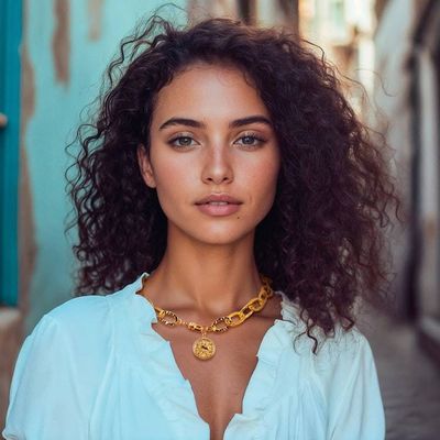 Alternate image for Zodiac-Themed 24k Gold-Plated Capricorn Pendant Necklace Capricorn Born