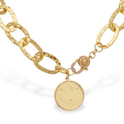 Alternate image for Zodiac-Themed 24k Gold-Plated Capricorn Pendant Necklace Capricorn Born