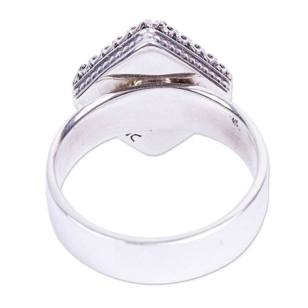 Alternate image for Natural Turquoise Cocktail Ring Regal Crown