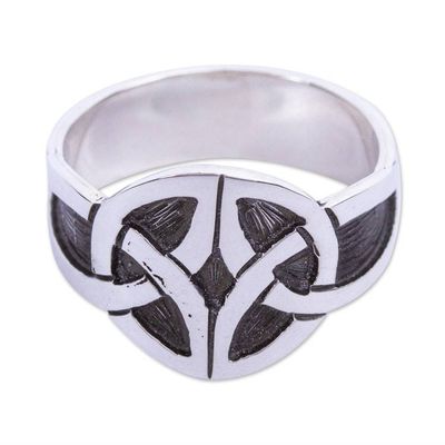 Alternate image for Taxco Sterling Silver Ring Hopi Circle