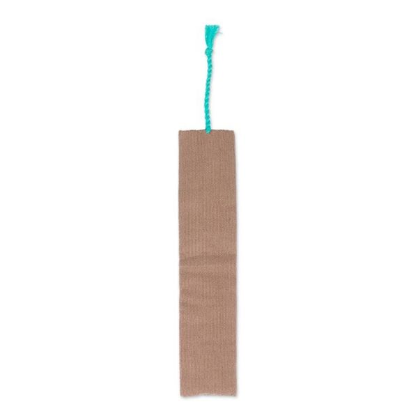 Alternate image for Zig-Zag-Patterned Celadon 100 Cotton Bookmark from Mexico Celadon Rainbow