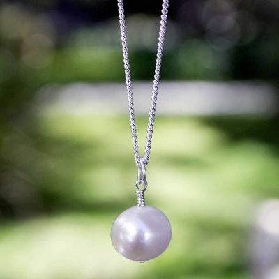 Primary image for White Pearl Necklace Radiant Purity