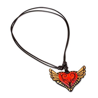 Alternate image for Artisan Crafted Pendant Necklace By Heart