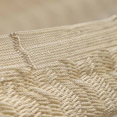 Primary image for Hand Crafted Ivory Nylon Maya Hammock Double Caribbean Beach