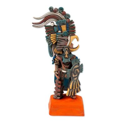 Alternate image for Collectible Museum Replica Ceramic Sculpture Medium Eagle Warrior