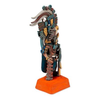 Alternate image for Collectible Museum Replica Ceramic Sculpture Medium Eagle Warrior