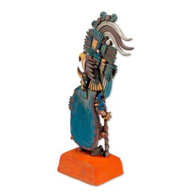 Alternate image for Collectible Museum Replica Ceramic Sculpture Medium Eagle Warrior
